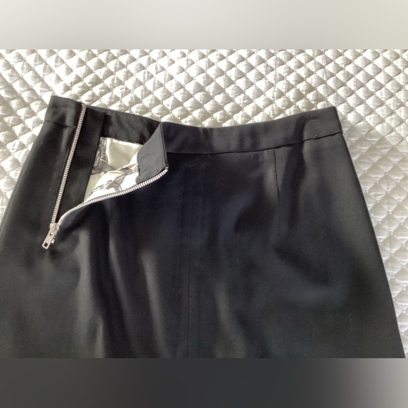 L.A.M.B. Fall2007 Black Front Pockets Straight Pencil Wool Skirt 12 - Picture 11 of 15